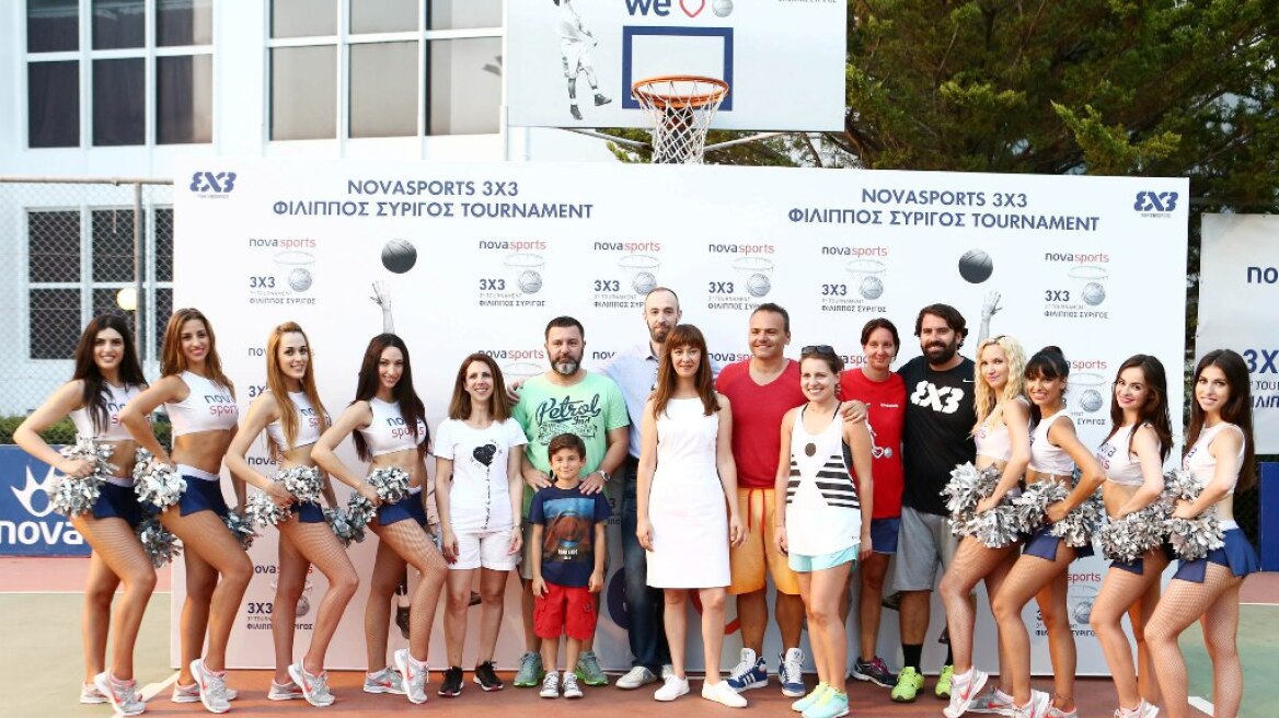 «We Love Basket»:  Με απόλυτη επιτυχία ολοκληρώθηκε το «3rd Novasports 3X3 Φίλιππος Συρίγος Tournament»! 